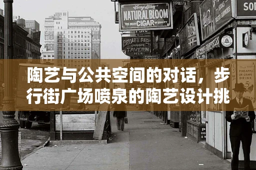 陶艺与公共空间的对话，步行街广场喷泉的陶艺设计挑战