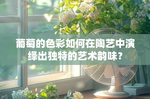 葡萄的色彩如何在陶艺中演绎出独特的艺术韵味？