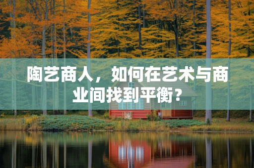 陶艺商人，如何在艺术与商业间找到平衡？