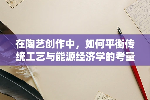 在陶艺创作中，如何平衡传统工艺与能源经济学的考量？