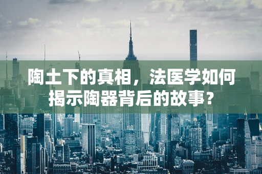 陶土下的真相，法医学如何揭示陶器背后的故事？