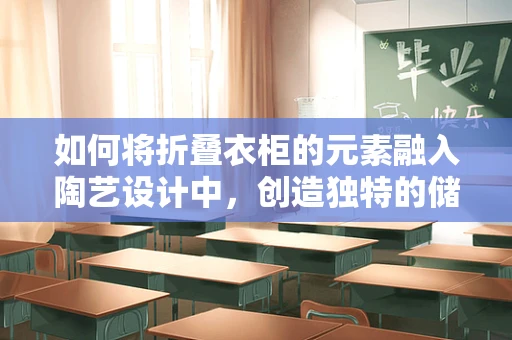 如何将折叠衣柜的元素融入陶艺设计中，创造独特的储物艺术品？