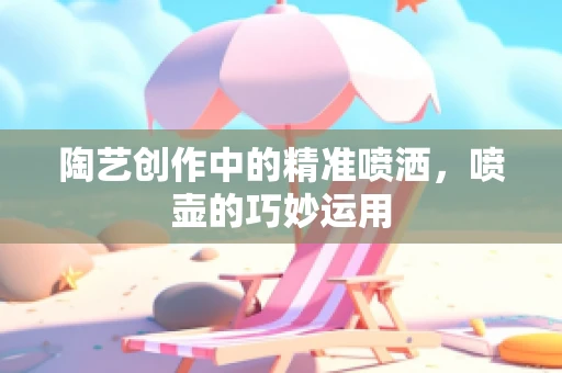陶艺创作中的精准喷洒，喷壶的巧妙运用
