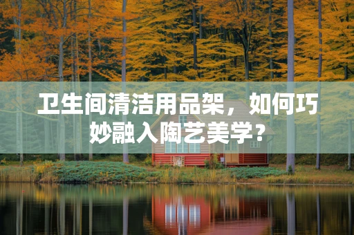 卫生间清洁用品架，如何巧妙融入陶艺美学？