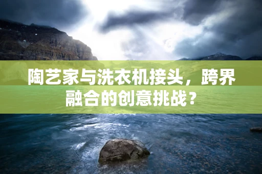 陶艺家与洗衣机接头，跨界融合的创意挑战？