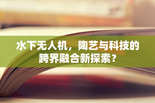水下无人机，陶艺与科技的跨界融合新探索？