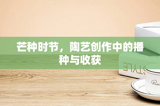 芒种时节，陶艺创作中的播种与收获