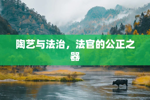 陶艺与法治，法官的公正之器