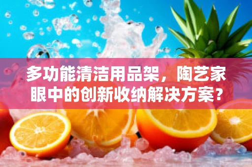 多功能清洁用品架，陶艺家眼中的创新收纳解决方案？