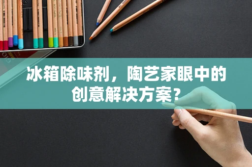 冰箱除味剂，陶艺家眼中的创意解决方案？