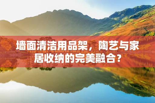 墙面清洁用品架，陶艺与家居收纳的完美融合？