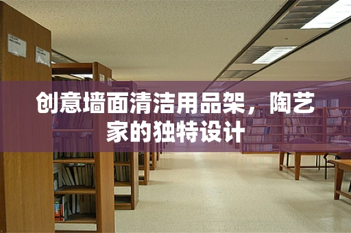 创意墙面清洁用品架，陶艺家的独特设计
