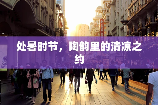 处暑时节，陶韵里的清凉之约