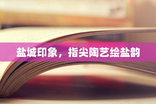 盐城印象，指尖陶艺绘盐韵