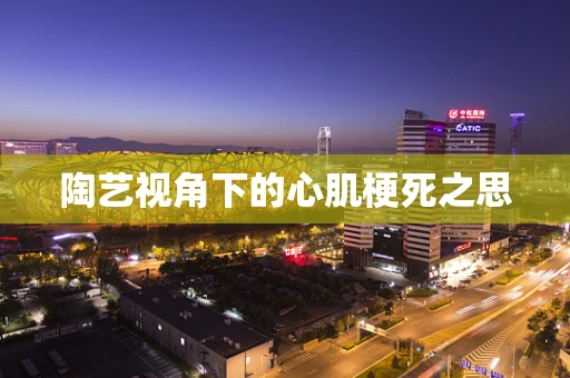 陶艺视角下的心肌梗死之思