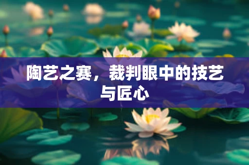 陶艺之赛，裁判眼中的技艺与匠心