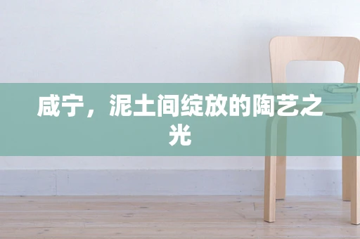咸宁，泥土间绽放的陶艺之光